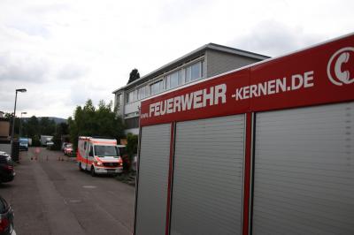 Kernen-Stetten: Gasalarm im Industriegebiet- Feuerwehr im Spezialeinsatz